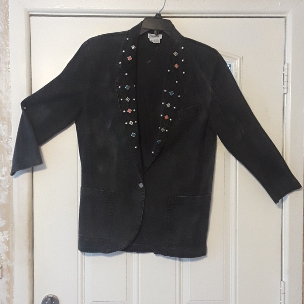 Vintage Acid washed blazer